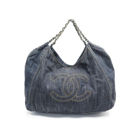 chanel cabas toile|chanel denim shopping bags.